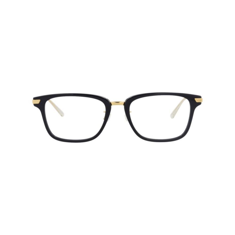 Bottega Veneta Square-Frame Acetate Optical Frames Black Unisex-Adult
